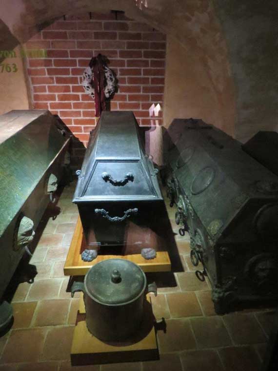 Brühl’s grave in the town church in Forst